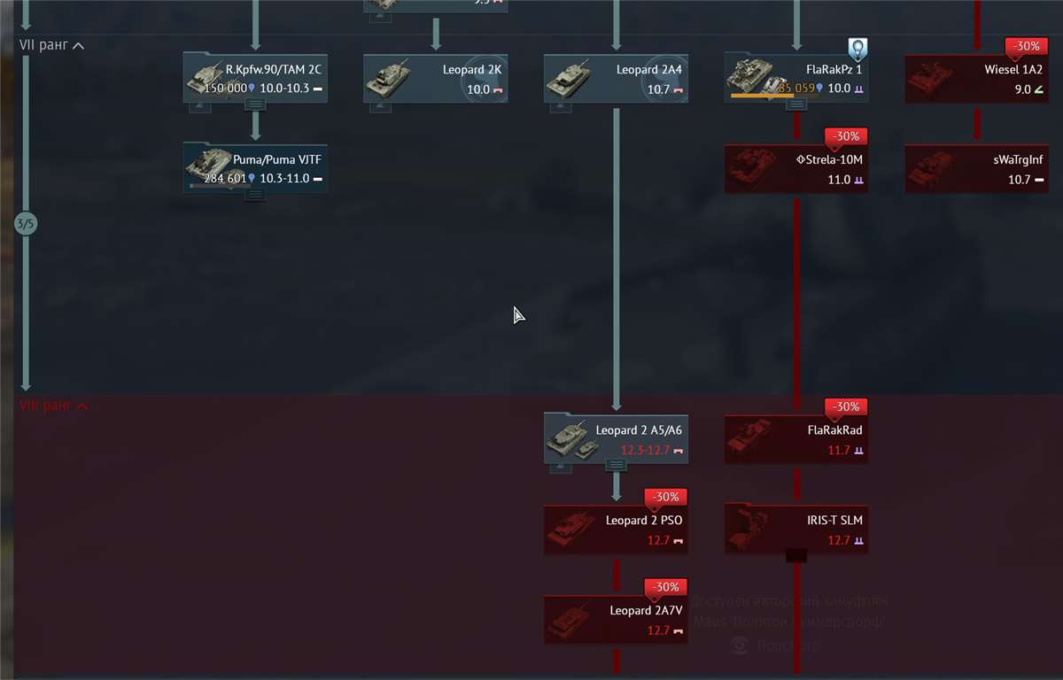 продажа аккаунта к игре War Thunder
